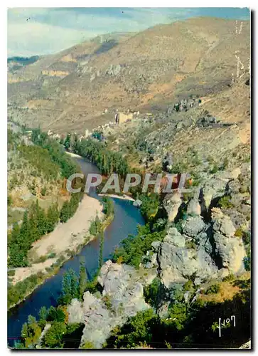 Cartes postales moderne Couleurs et Lumiere de France Gorges du Tarn (Lozere) de Castelbouc a Prades