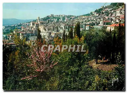 Moderne Karte Couleurs et Lumliere de France La Cote d'Azur Miracle de la Nature Grasse (A Mmes) vue generale