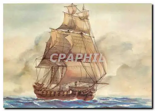 Cartes postales moderne La Confiance Commande par Surcouf (aquarelle de Bernad Louviot) Bateau