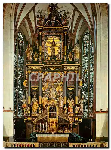 Cartes postales moderne Ehem Stiftskirche Mondsee Hochaltar(1626)