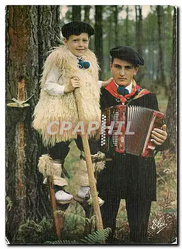 Cartes postales moderne La Lande Groupe Landais Lous Cadetouns