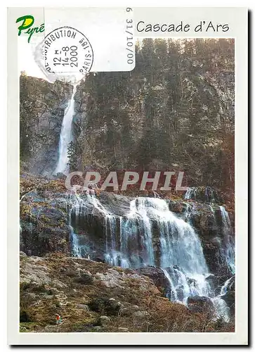 Cartes postales moderne Sites Pyrenees Environs d'Aulus les Bains La cascade d'Ars