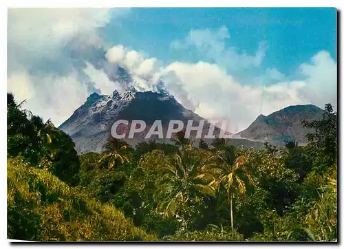 Cartes postales moderne Guadeloupe Eruption de la Soufriere