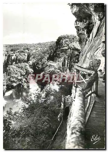 Cartes postales Vallee de la Vezere Peyzac le Moustier Dordogne Berceau de la Prehistoire