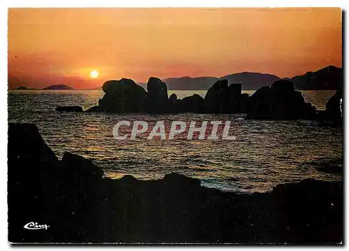 Cartes postales moderne Corse Ile de Beaute Paradis d'ete Coucher de Soleil