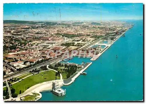 Cartes postales moderne Lisboa Uma vista aerea de Beiem