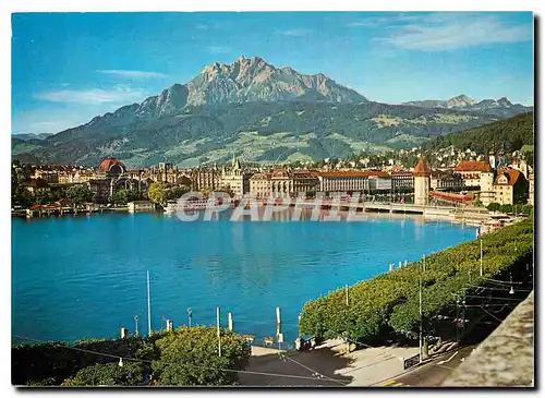 Cartes postales moderne Luzern und Pilatus