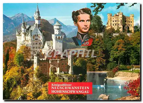 Cartes postales Konigsscholosser Neuschwanstein Und Hohenschwangau