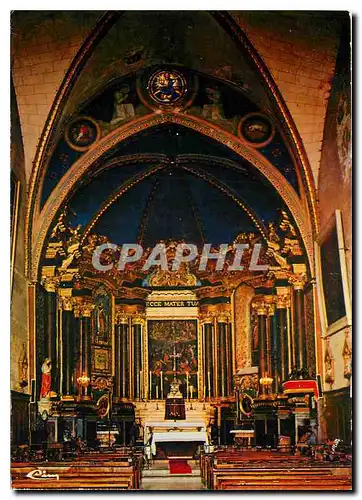 Cartes postales moderne Entrevaux Alp de Hte Prov Interieur de la cathedrale