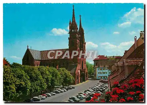 Cartes postales moderne Basel La Cathedrale