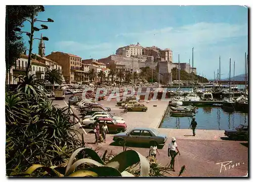 Cartes postales Calvi Le port la citadelle