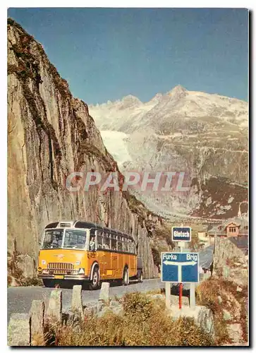 Cartes postales moderne Swiss Alpine Postal Buses