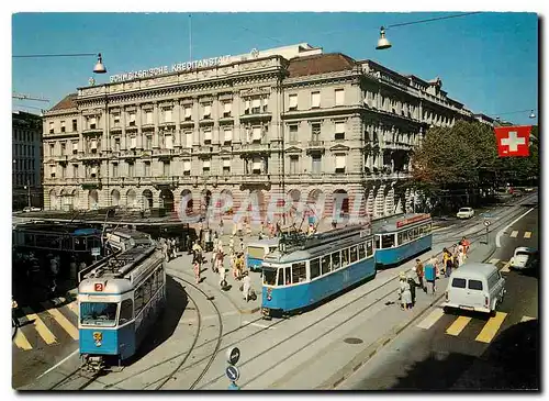 Cartes postales moderne Zuerich Paradeplatz