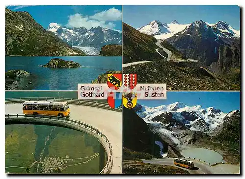 Cartes postales moderne Grimsel Nufenen Gotthard Susten