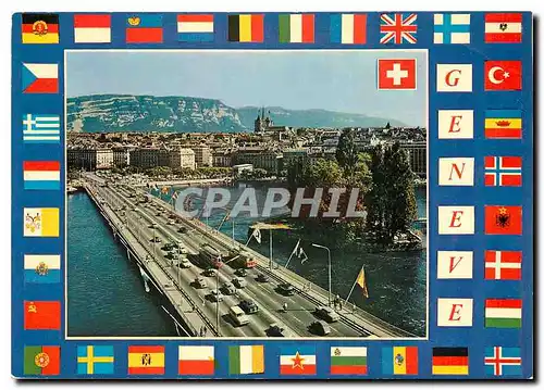Cartes postales moderne Gen�ve carrefour des Nations