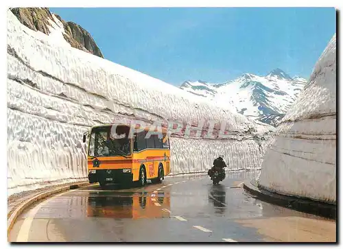 Cartes postales moderne Suisse Scgbeerbauen an Alpenpass Strassen