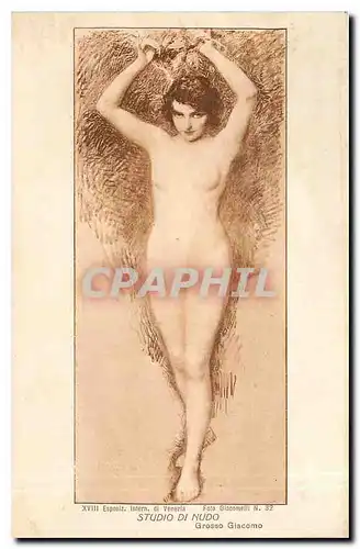 Cartes postales Femme nue erotique Studio di Nuro Grosso Giacomo