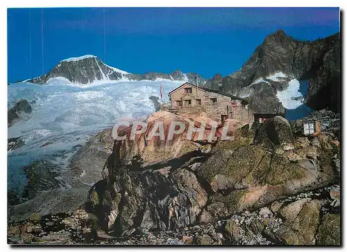 Cartes postales moderne Albert Heim Hutte Sac mit Galenstock Tiefengletscher und Gletschhorn