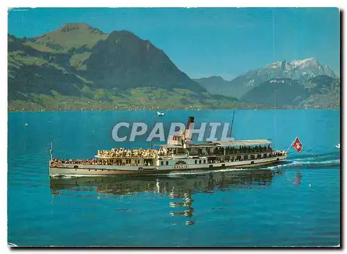 Cartes postales moderne Raddampfer Gallia auf dem Vierwaldstattersee