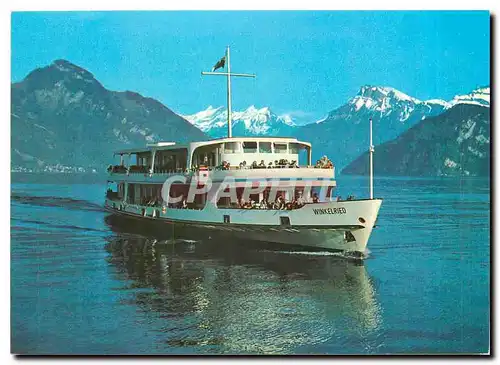 Cartes postales moderne Vierwaldstattersee Schiff Winkelried