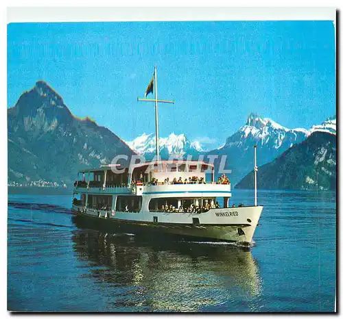 Cartes postales moderne Vierwaldstattersee Schiff Winkelried