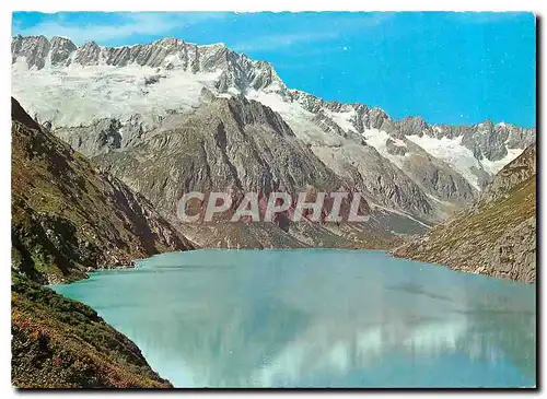 Cartes postales moderne Goscheneralp Stausee mit Dammastock und Dammagletscher