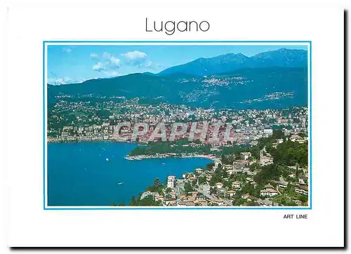 Cartes postales moderne Lugano