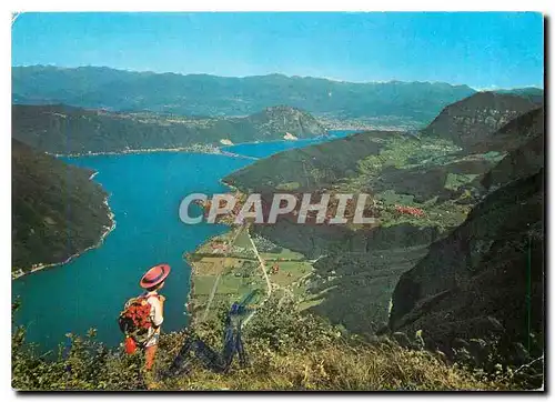 Cartes postales moderne Lago di Lugano Panorama dal Monte Generoso