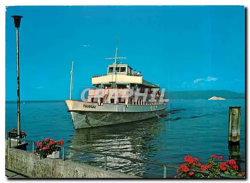 Cartes postales moderne Bodensee Motorschiff Thurgau