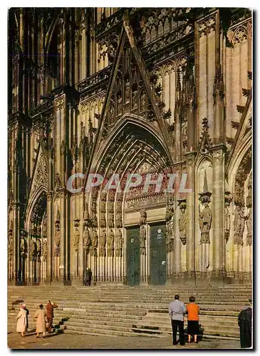 Cartes postales moderne Koln am Rhein Dom Sudportal