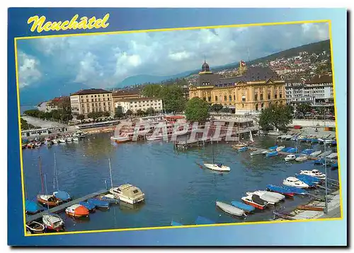 Cartes postales moderne Neuchatel le port