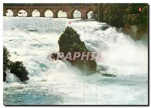 Cartes postales Orientierung uber den Rheinfall