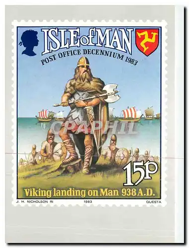 Cartes postales moderne 10th Anniversary of the Isle of Man