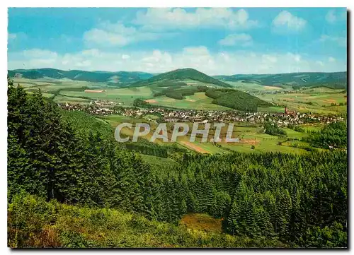 Cartes postales moderne Schmallenberg Hochsauerland Luftkurort Gesamtblick mit Wilzenberg