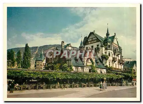 Cartes postales moderne Krone Beruhmter historischer Gasthof in Assmannshausen Rhein