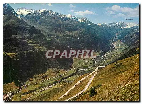 Cartes postales moderne Valle Bedretto con strada del San Gottardo