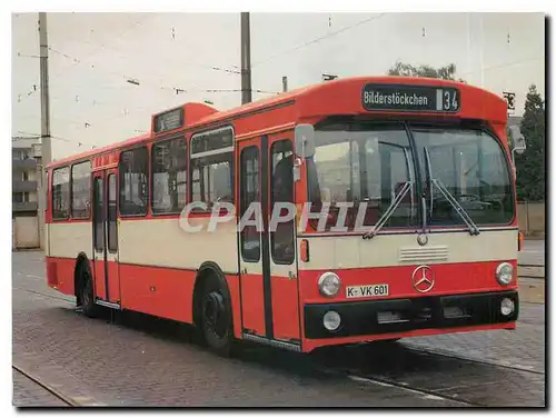 Cartes postales moderne Linienomnibusse der KVB Wagentyp Daimler Benz 0 305