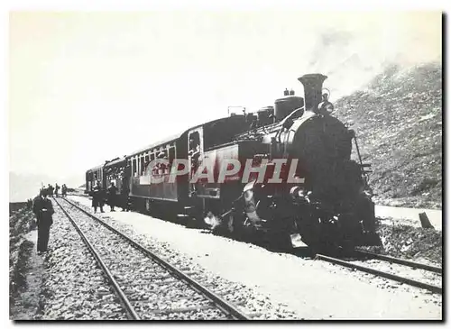 Cartes postales moderne Glacier Express beim Oberalpsee