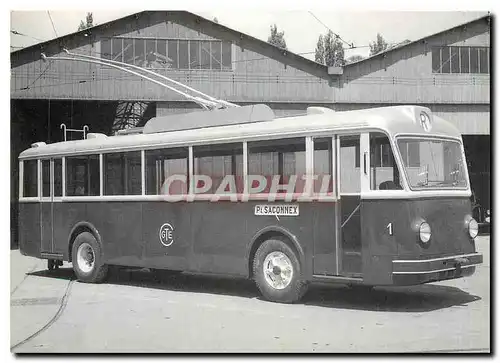 Cartes postales moderne Trolleybus no 1 Geneva