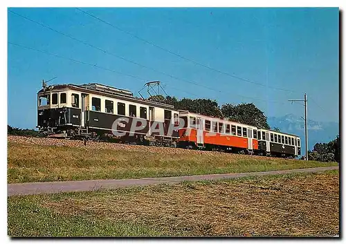 Cartes postales moderne Chemin de fer Lausanne-Echaliens-Bercher