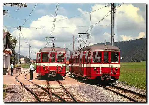 Cartes postales moderne Chemin de fer des Montagnes Neuch�teloises