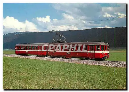 Cartes postales moderne Chemin de fer des Montagnes Neuch�teloises