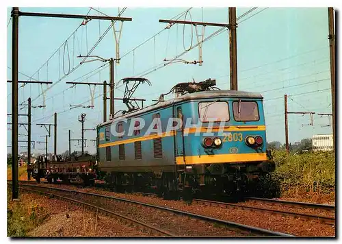 Cartes postales moderne La BB 2803 �Bruxelles-Shaerbeek le 1 er Aout 1984