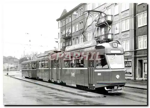 Cartes postales moderne BVB-Prototyp-Gelenktriebwagen Tatzelwurm