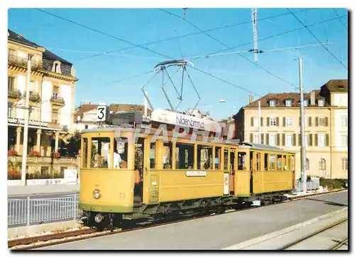 Cartes postales moderne Tram de Corcelles