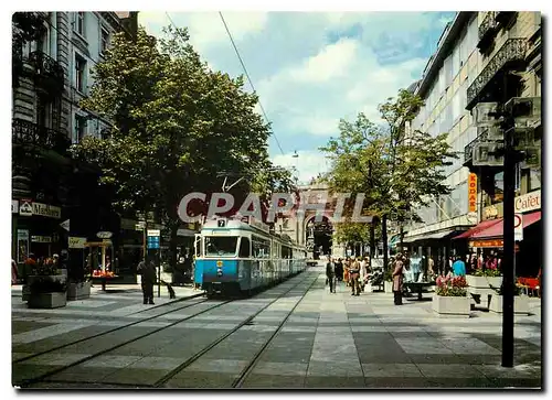 Cartes postales moderne Zurich  Bahnhofstrasse  Hauptbahnhof