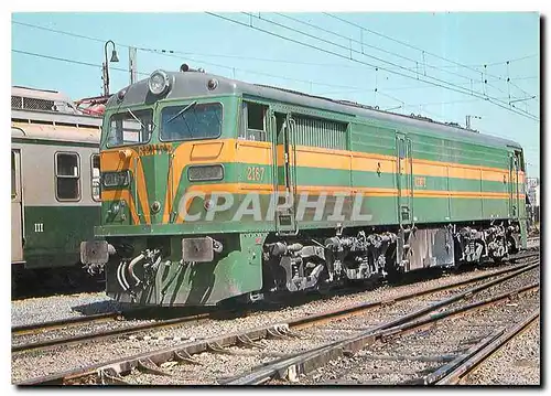 Cartes postales moderne Locomotora RENFE 2167