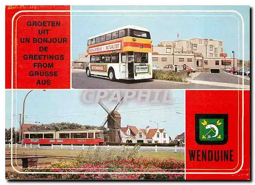 Cartes postales moderne Un bonjour de WENDUINE