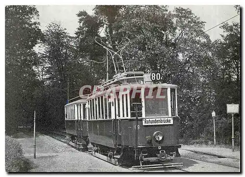 Cartes postales moderne Mit der Strabenbahn in Erholungsgebietel