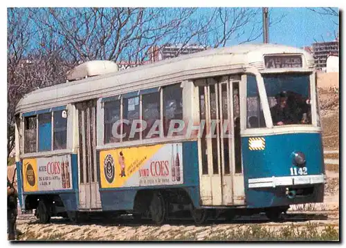 Cartes postales moderne Tranvia de Madrid Serie 1001 a1160